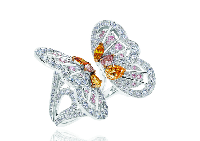 de Beers Portraits of Nature Butterfly Ring